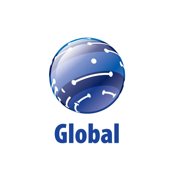 Vetor logotipo globo — Vetor de Stock