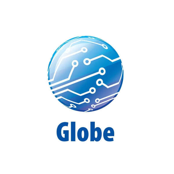 Vetor logotipo globo — Vetor de Stock