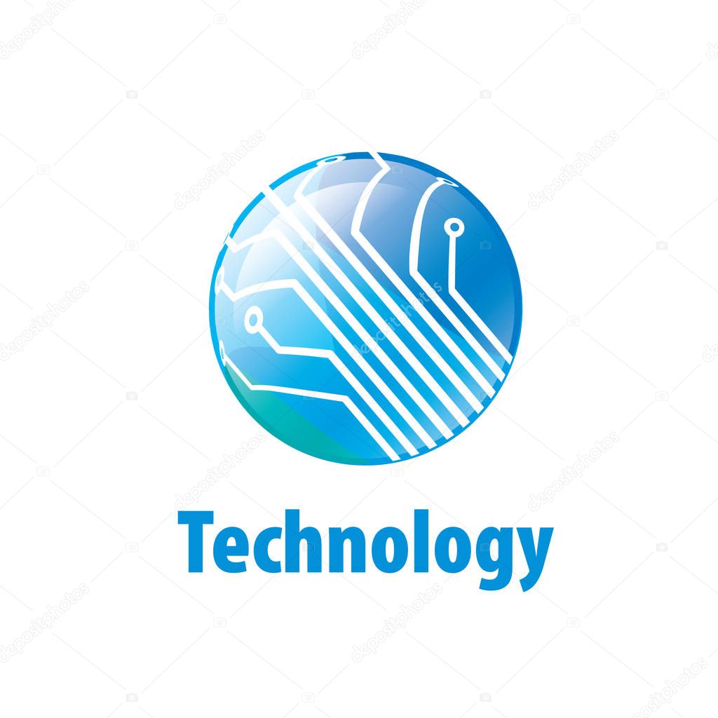 Abstract globe logo. Vector illustration. Design element