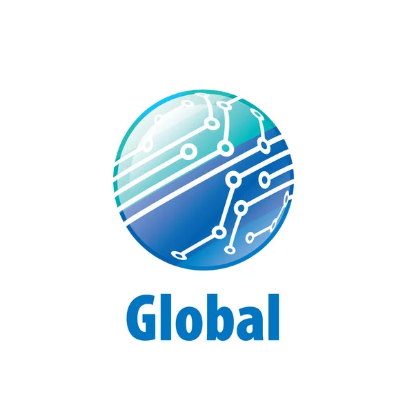 Vetor logotipo globo — Vetor de Stock