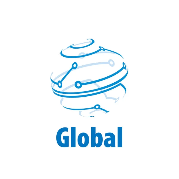 Logo vectoriel globe — Image vectorielle