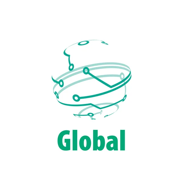 Logo vectoriel globe — Image vectorielle