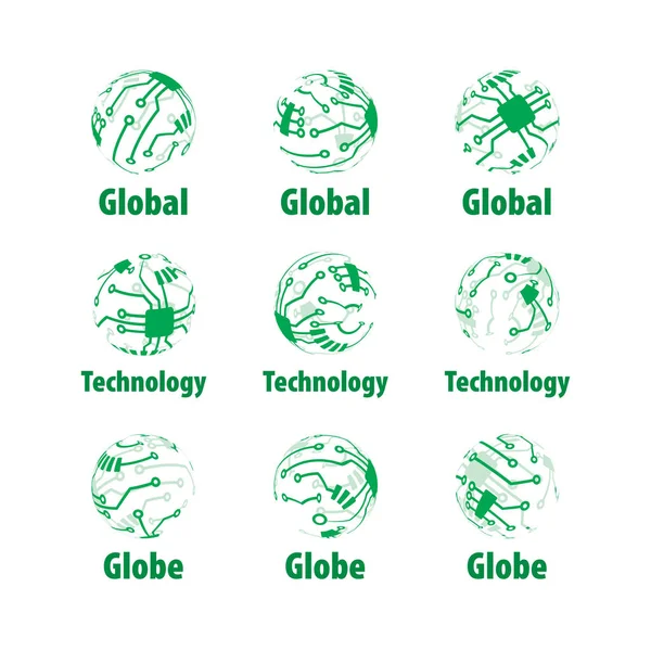 Vektor-Logo Globus — Stockvektor