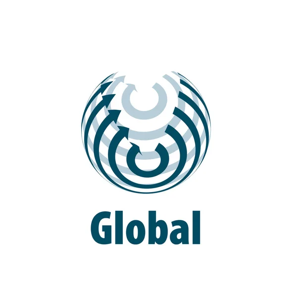 Logo vectoriel globe — Image vectorielle