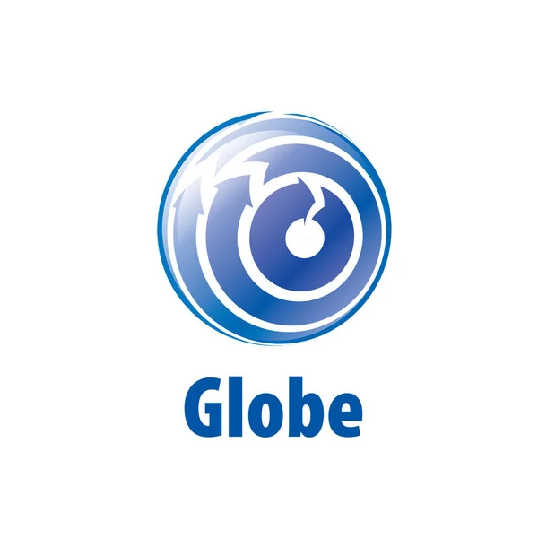 Vector logo globo — Vector de stock