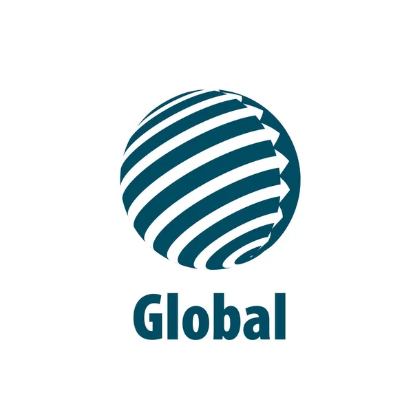 Vektor-Logo Globus — Stockvektor