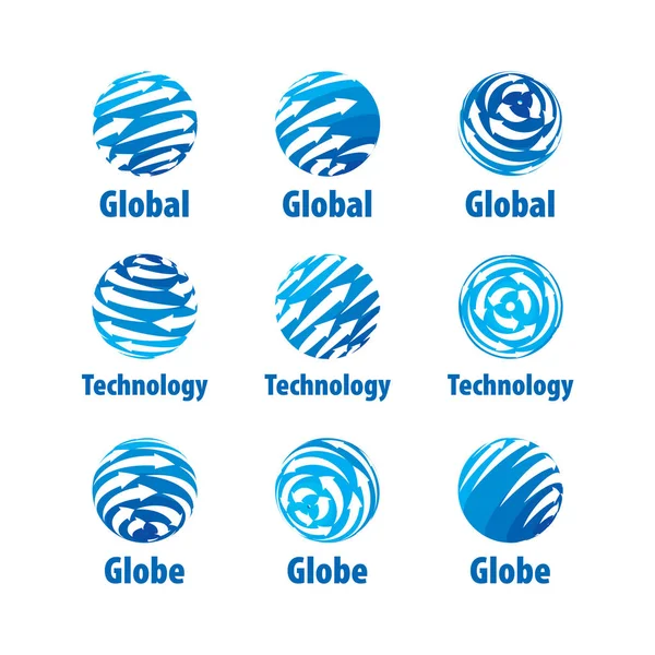 Logo vectoriel globe — Image vectorielle