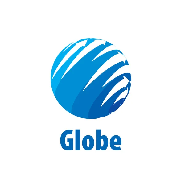 Vector logo globo — Vector de stock