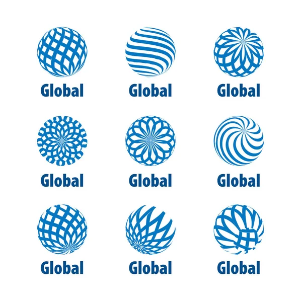 Logo vectoriel globe — Image vectorielle