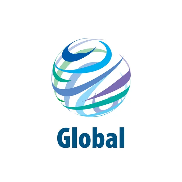 Logo vectoriel globe — Image vectorielle