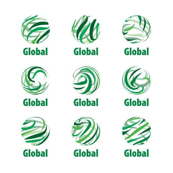 Logo vectoriel globe — Image vectorielle