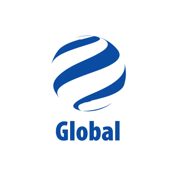 Globo logo vettoriale — Vettoriale Stock