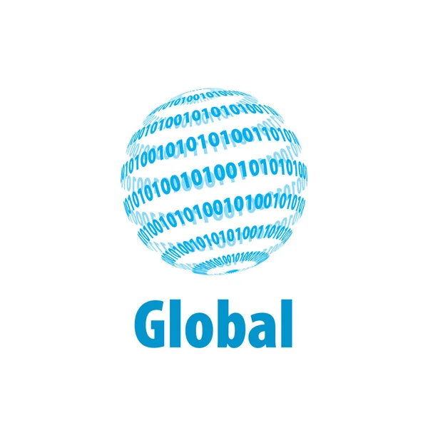 Vector logo globe — Stock Vector