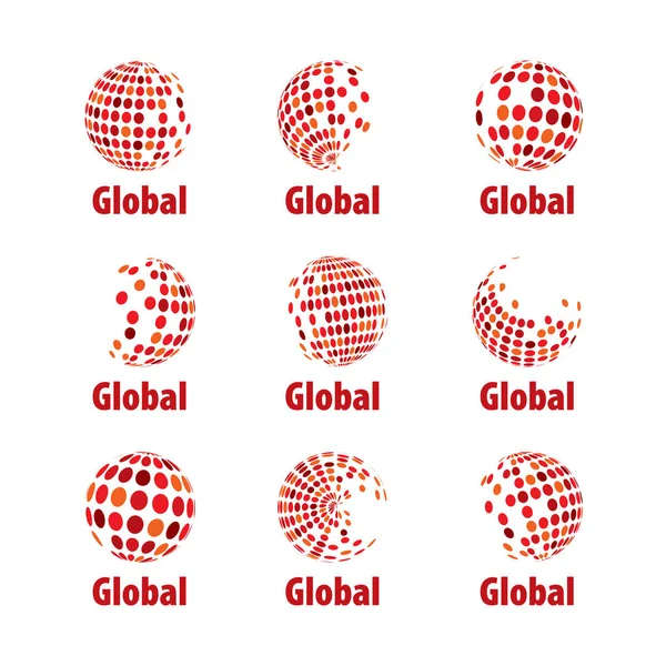Wektor logo globe — Wektor stockowy
