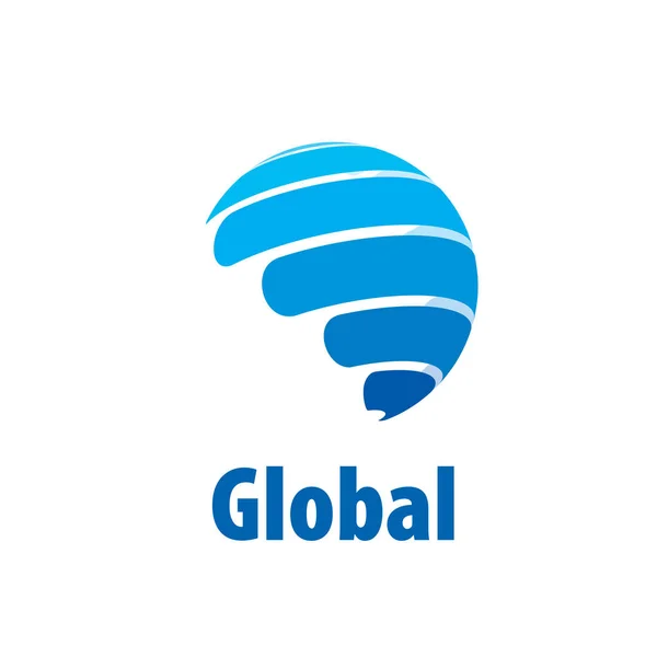 Vetor logotipo globo — Vetor de Stock