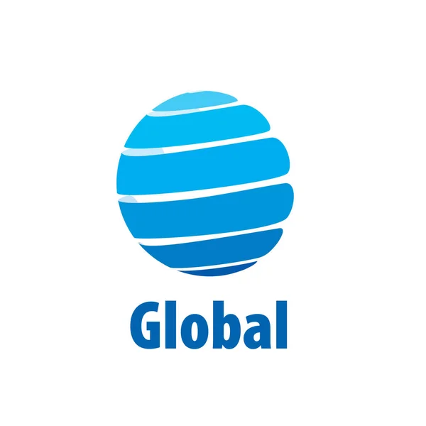 Globo logo vettoriale — Vettoriale Stock