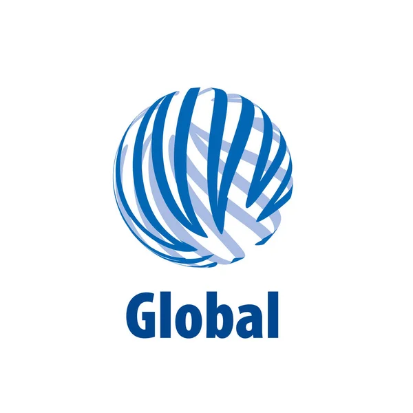 Globo logo vettoriale — Vettoriale Stock