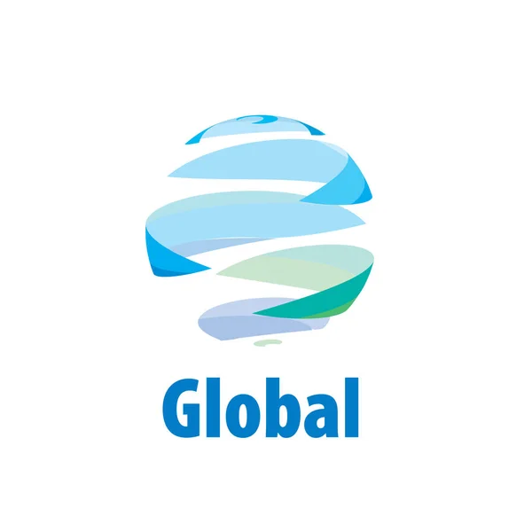 Globo logo vettoriale — Vettoriale Stock