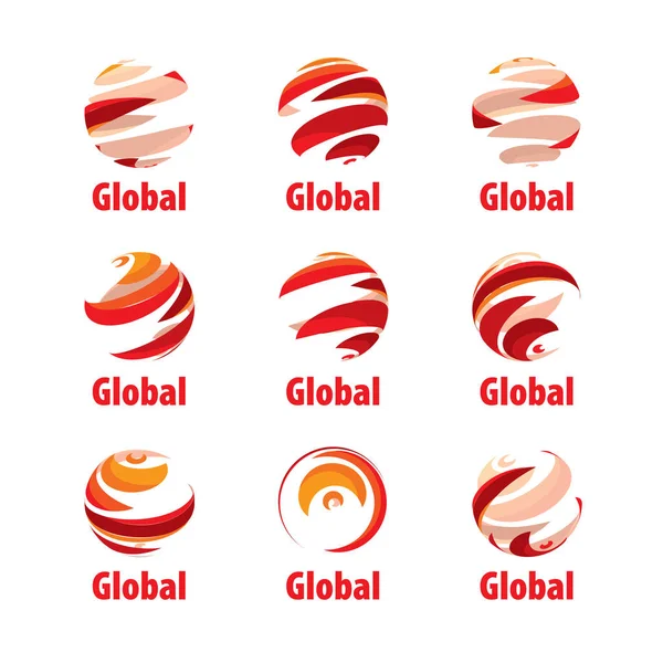 Logo vectoriel globe — Image vectorielle