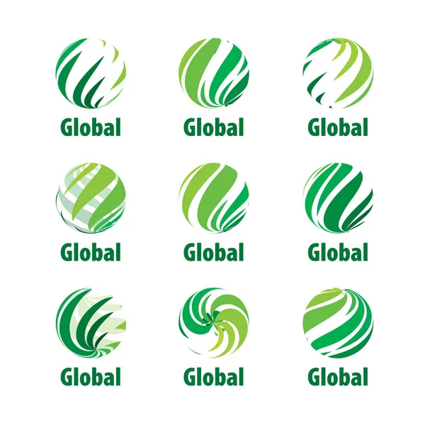 Logo vectoriel globe — Image vectorielle