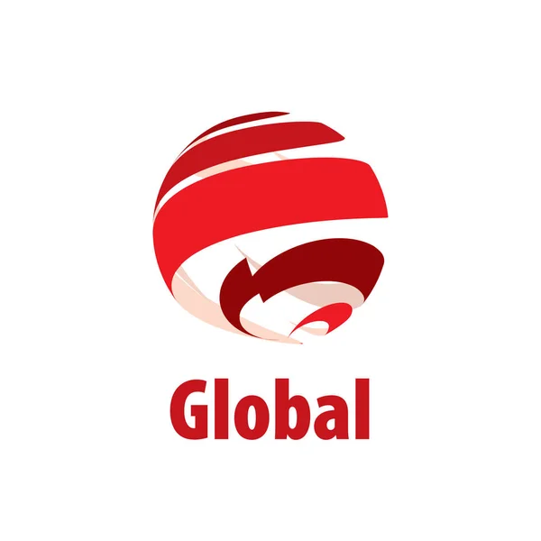 Vector logo globo — Vector de stock