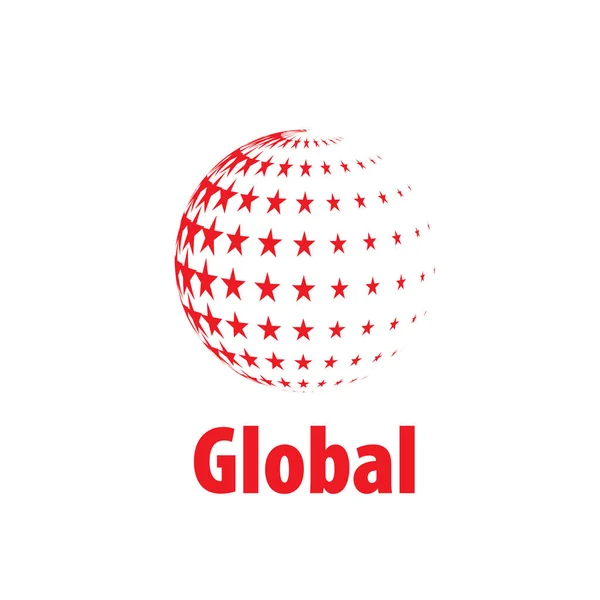 Vector logo globo — Vector de stock