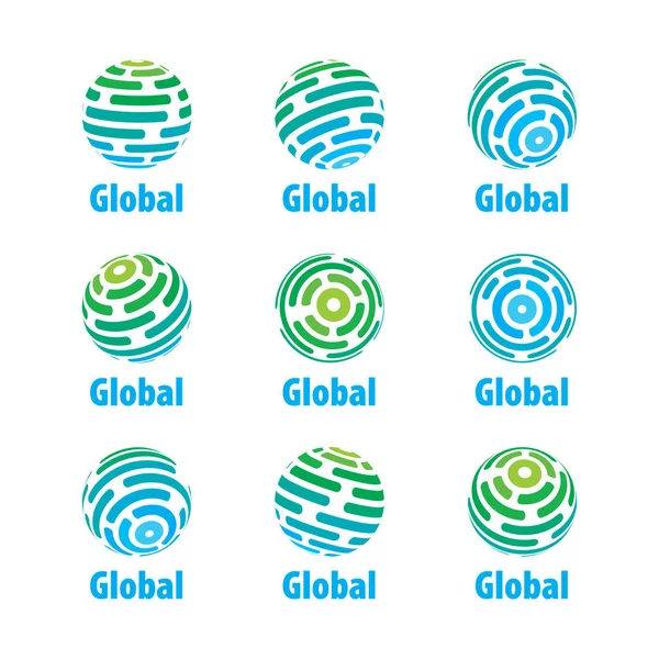 Logo vectoriel globe — Image vectorielle