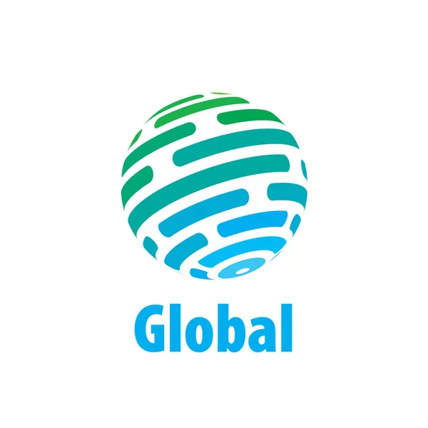 Vetor logotipo globo — Vetor de Stock