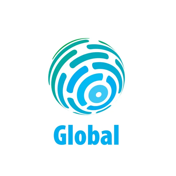 Vetor logotipo globo — Vetor de Stock