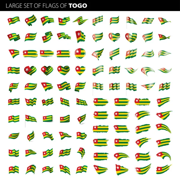 Togo bayrak, vektör çizim