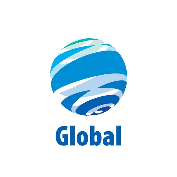 Globo logo vettoriale — Vettoriale Stock