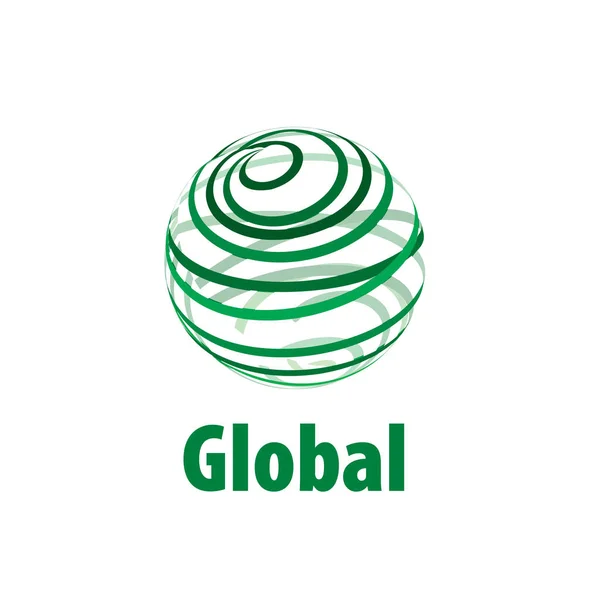 Vetor logotipo globo — Vetor de Stock