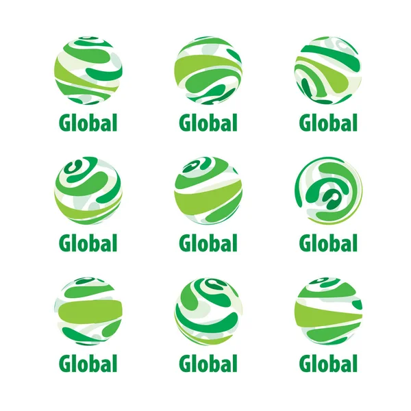 Vektor-Logo Globus — Stockvektor