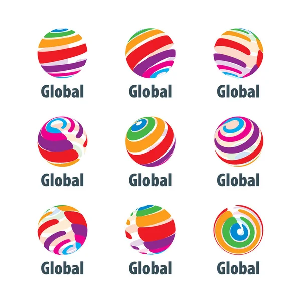 Vector logo globe — Stockvector