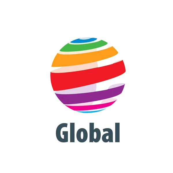 Vector logo globe — Stock Vector