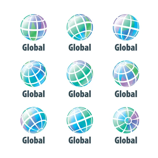 Vector logo globe — Stockvector