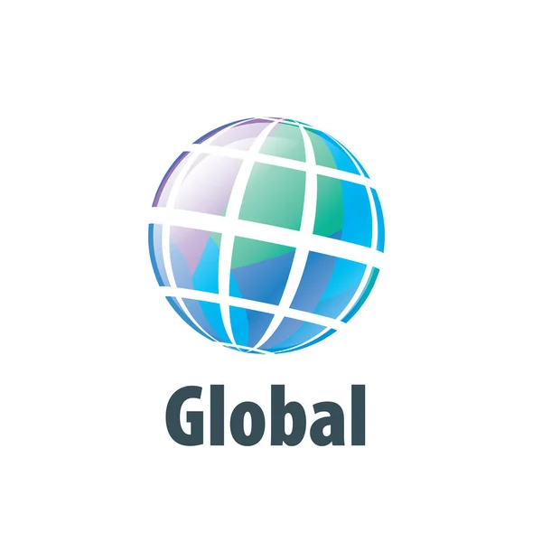 Vektor-Logo Globus — Stockvektor