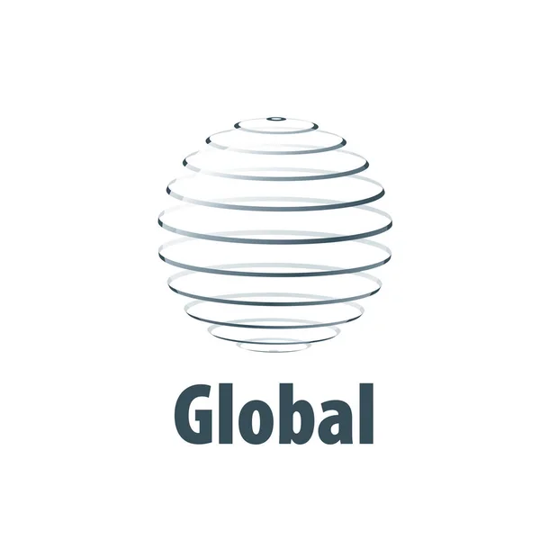 Logo vectoriel globe — Image vectorielle