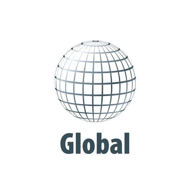 Vektor-Logo Globus — Stockvektor