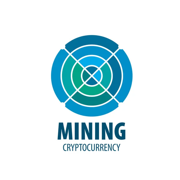 Mineração de moeda digital — Vetor de Stock