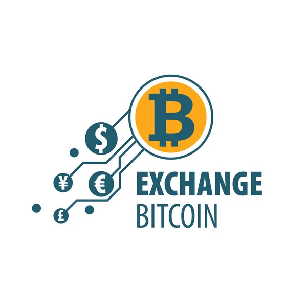 Exchange bitcoin for money — Stock Vector