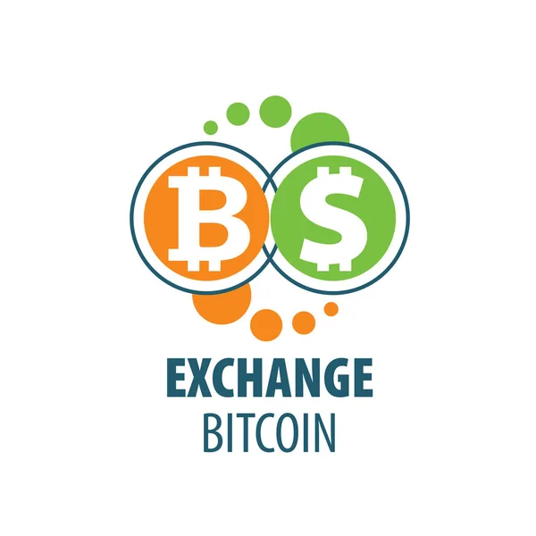 Échange Bitcoin contre de l'argent — Image vectorielle