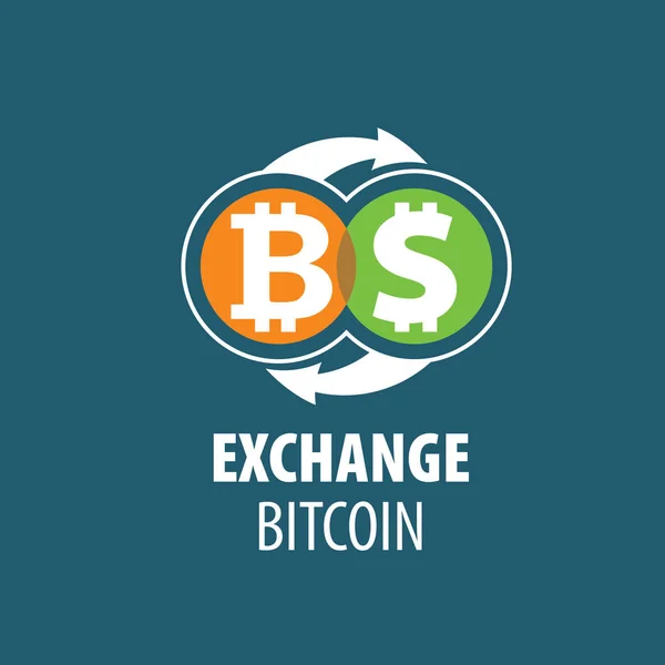 Exchange bitcoin for money — Stock Vector