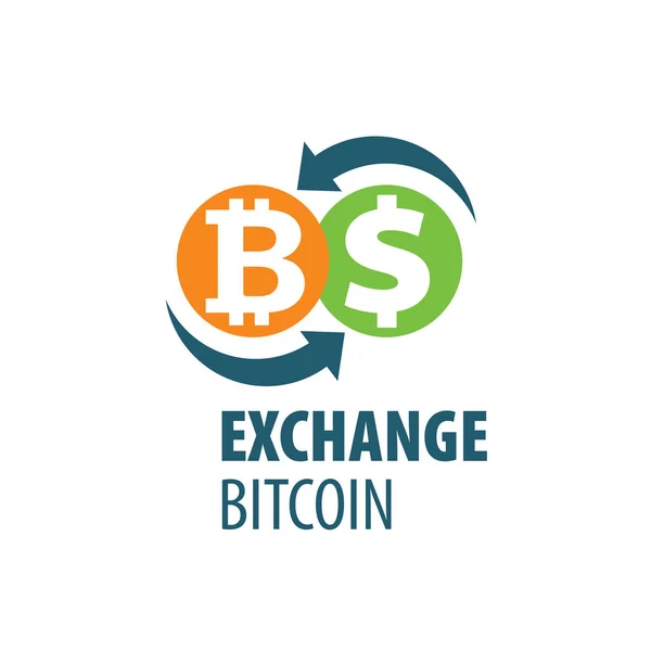 Cambiar bitcoin por dinero — Vector de stock