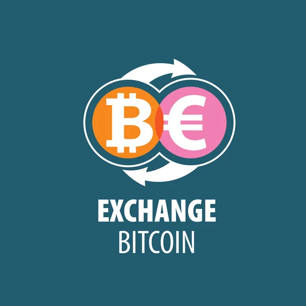 Cambiar bitcoin por dinero — Vector de stock