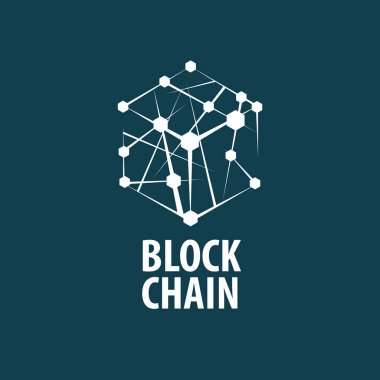 Vektör logo blockchain