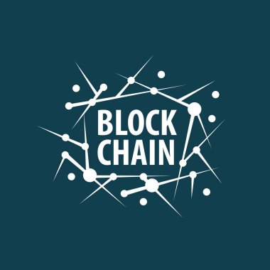 Vektör logo blockchain
