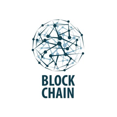 Vektör logo blockchain