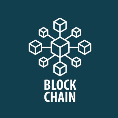 Vektör logo blockchain