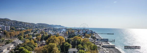 Panoramic view of Lazarevsky district of Sochi, Russia. 7 November 2019 — Stock Photo, Image